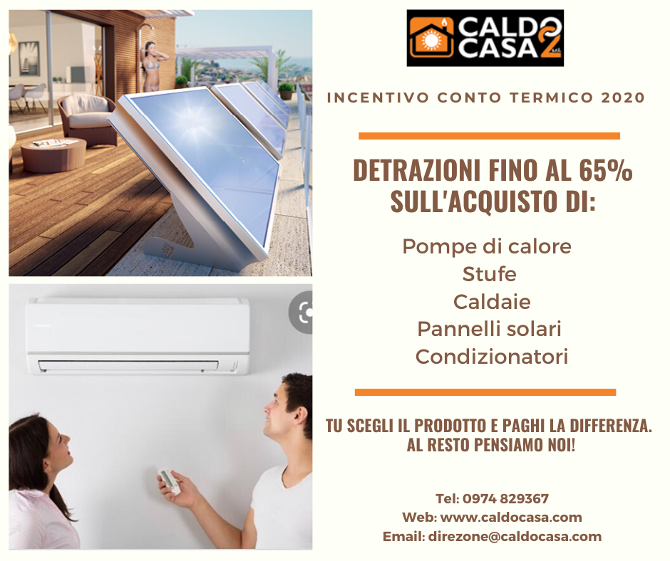 Sconto in fattura 65% - CaldoCasa ad Agropoli